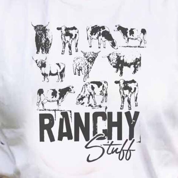 Ranchy Stuff Sweatshirt, Ranch Shirt, Western Crewneck - Picture 3 of 3